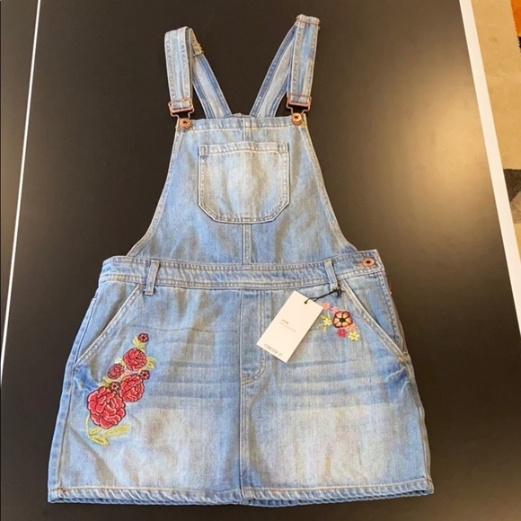 Forever 21 Denim - Flower child overalls